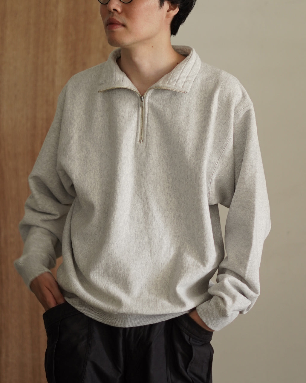 KAPTAIN SUNSHINE キャプテンサンシャイン ハーフジップ スウェット