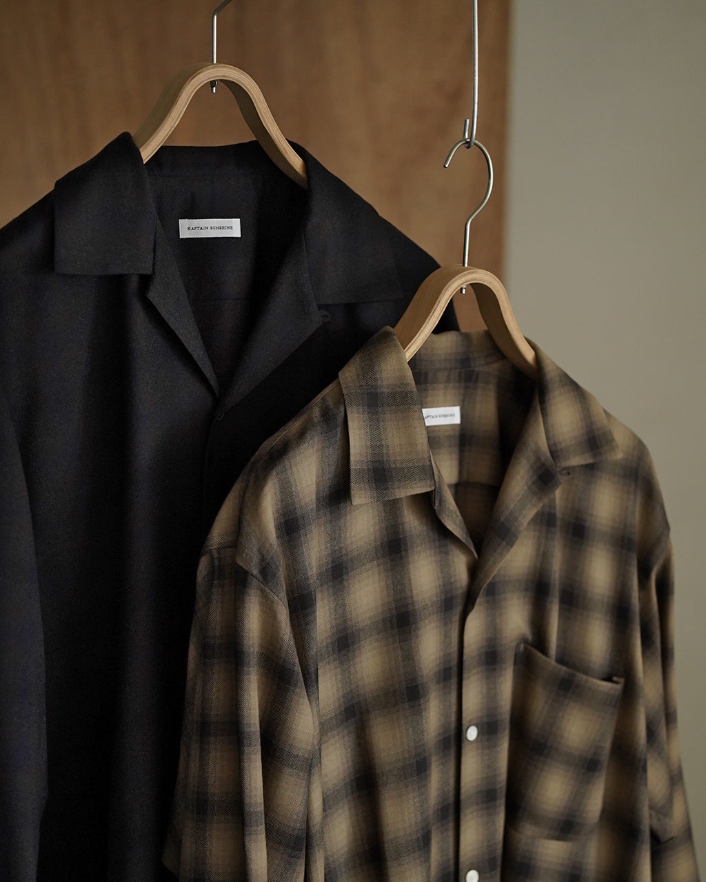 Kaptain Sunshine キャプテンサンシャイン ウール オンブレチェック