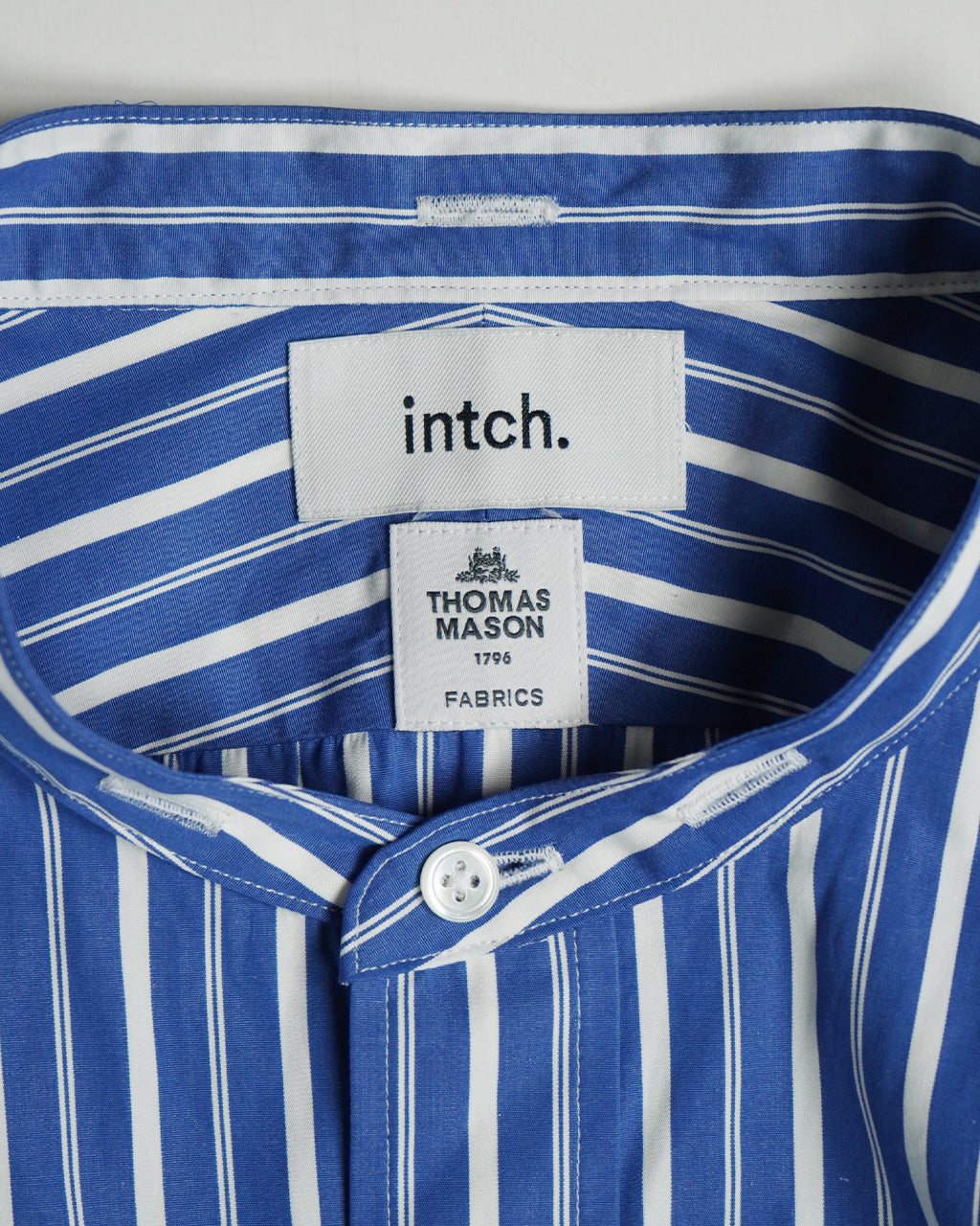 intch. オフィサーシャツ ストライプ シャツ トーマスメイソン ハイ