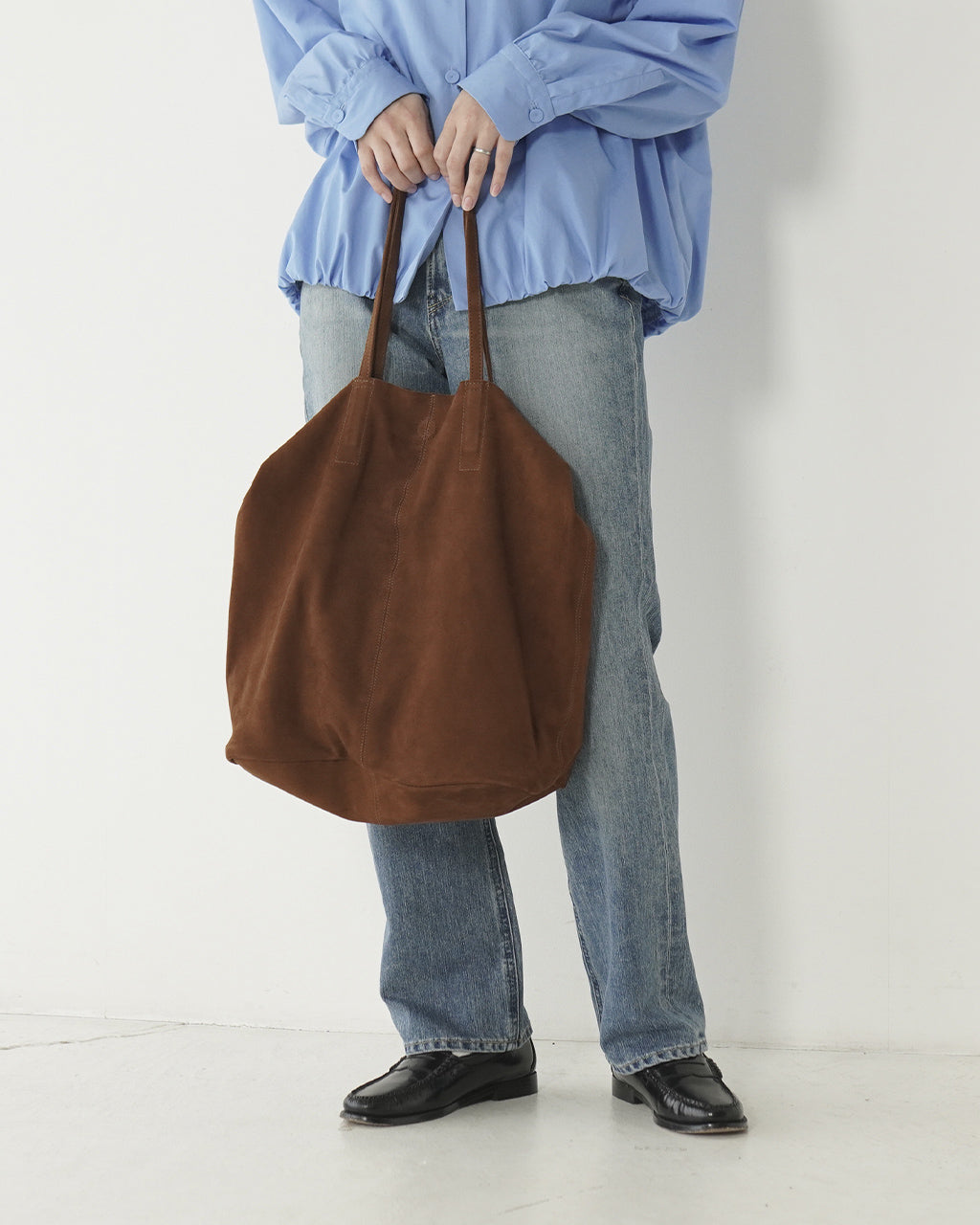 Morphée 3WAY LARGE TOTE（L size）OIL SUEDE BROWN L-OBR-1 正規取扱店