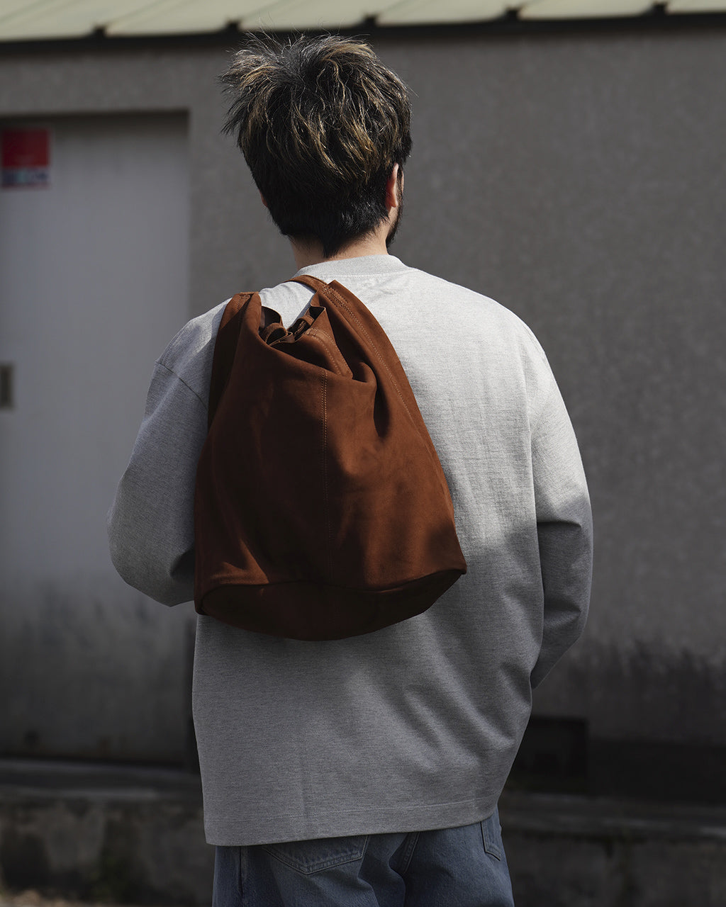 Morphée 3WAY LARGE TOTE（L size）OIL SUEDE BROWN L-OBR-1 正規取扱店