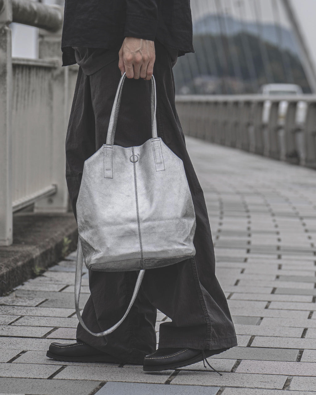 Morphee モルフェ 3WAY MEDIUM TOTE（M size）SILVER ML-SIL-1