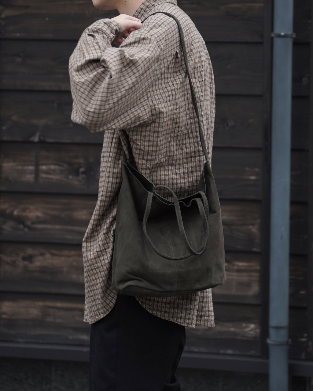 Morphee モルフェ 3WAYミディアムトート スエード レディース メンズ