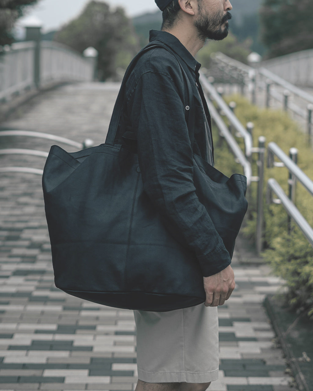 Morphee モルフェ DOUBLE TOTE（XXL Size) BLACK XXL-BLK-101 【送料