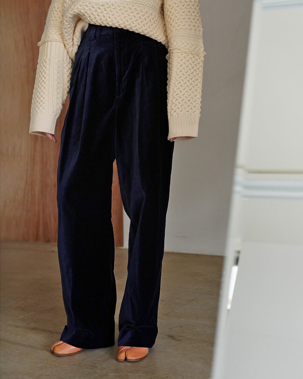 シンゾーン THE SHINZONE オーガニック ベルベット トムボーイ パンツ