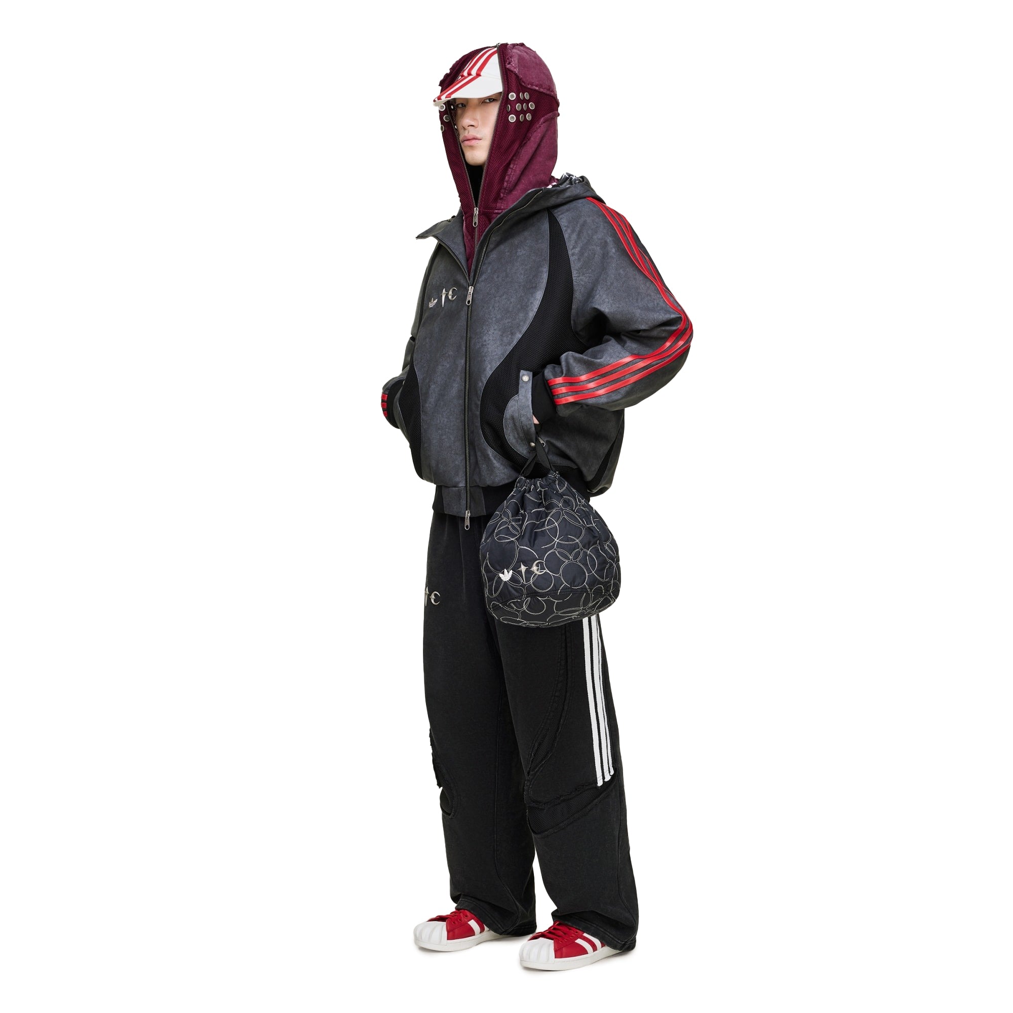 Adidas x Thug Club Padded Bag | Black