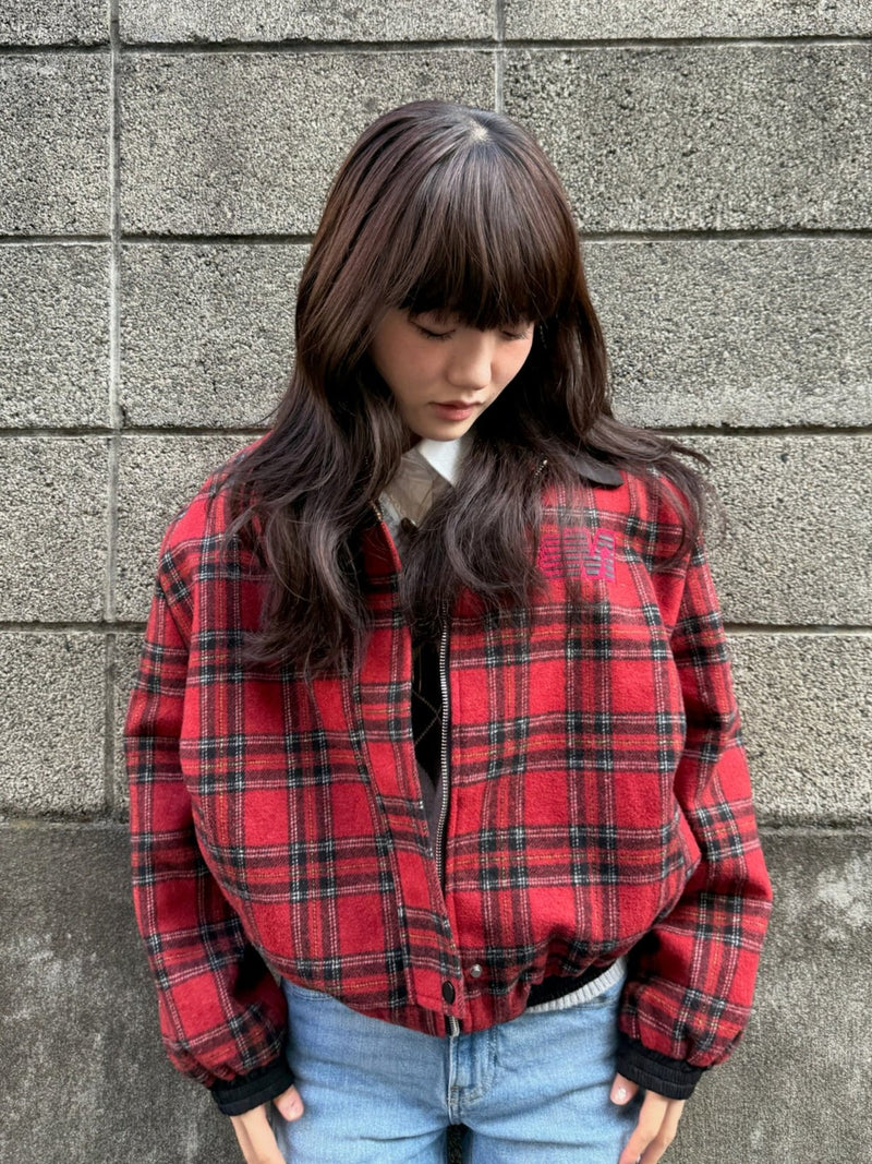 レッドダブルチェックジャケット DPA43524 – CRAMMY