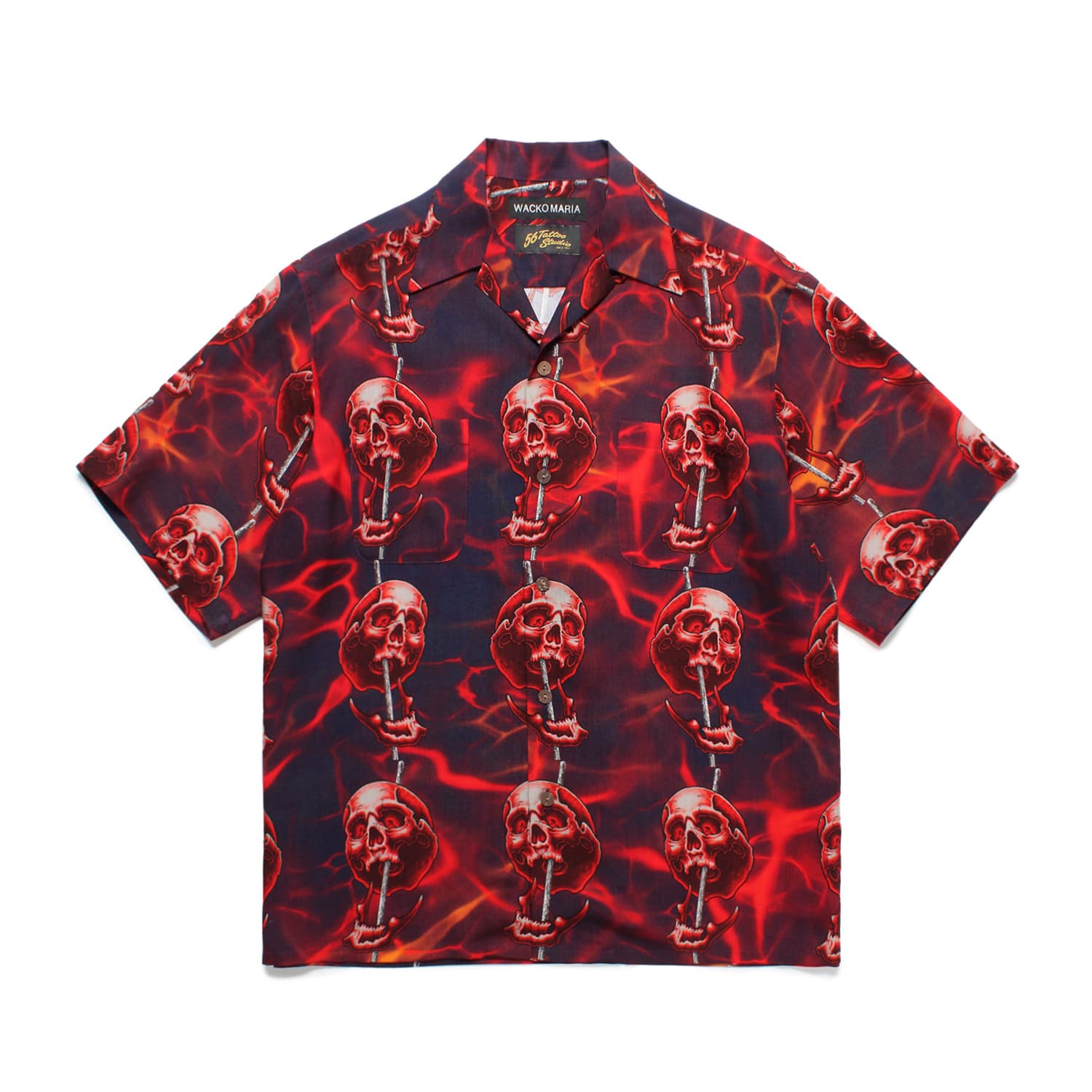 56タトゥースタジオ ハワイアンシャツ 56TS-WM-HI15｜ワコマリア 2025