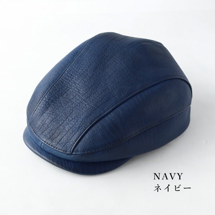 3色】 革工房PARLEY（パーリィー） ハンチングハット ディアスキン 鹿