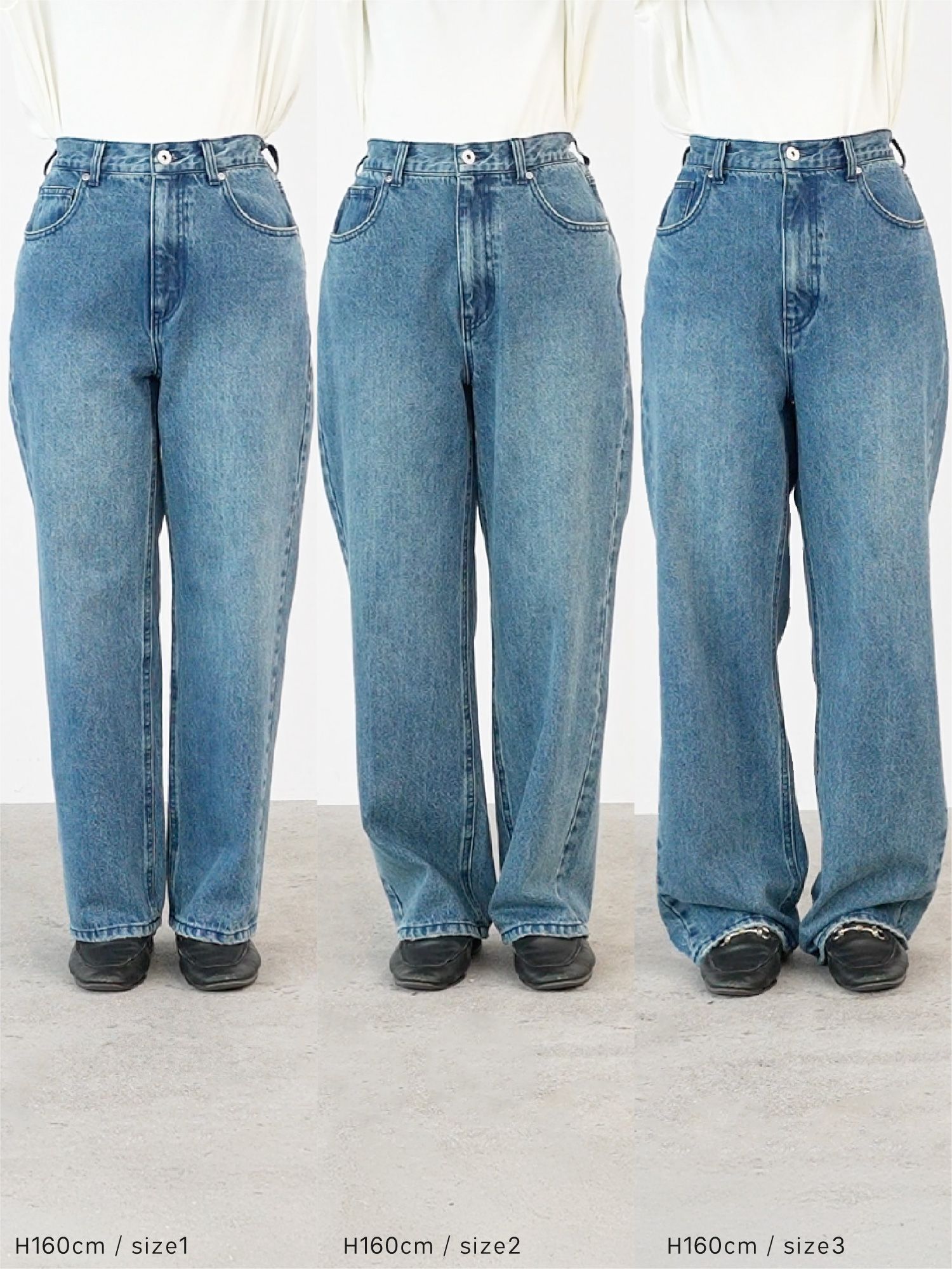 crewre online store / アジャスタブルIラインデニムパンツ