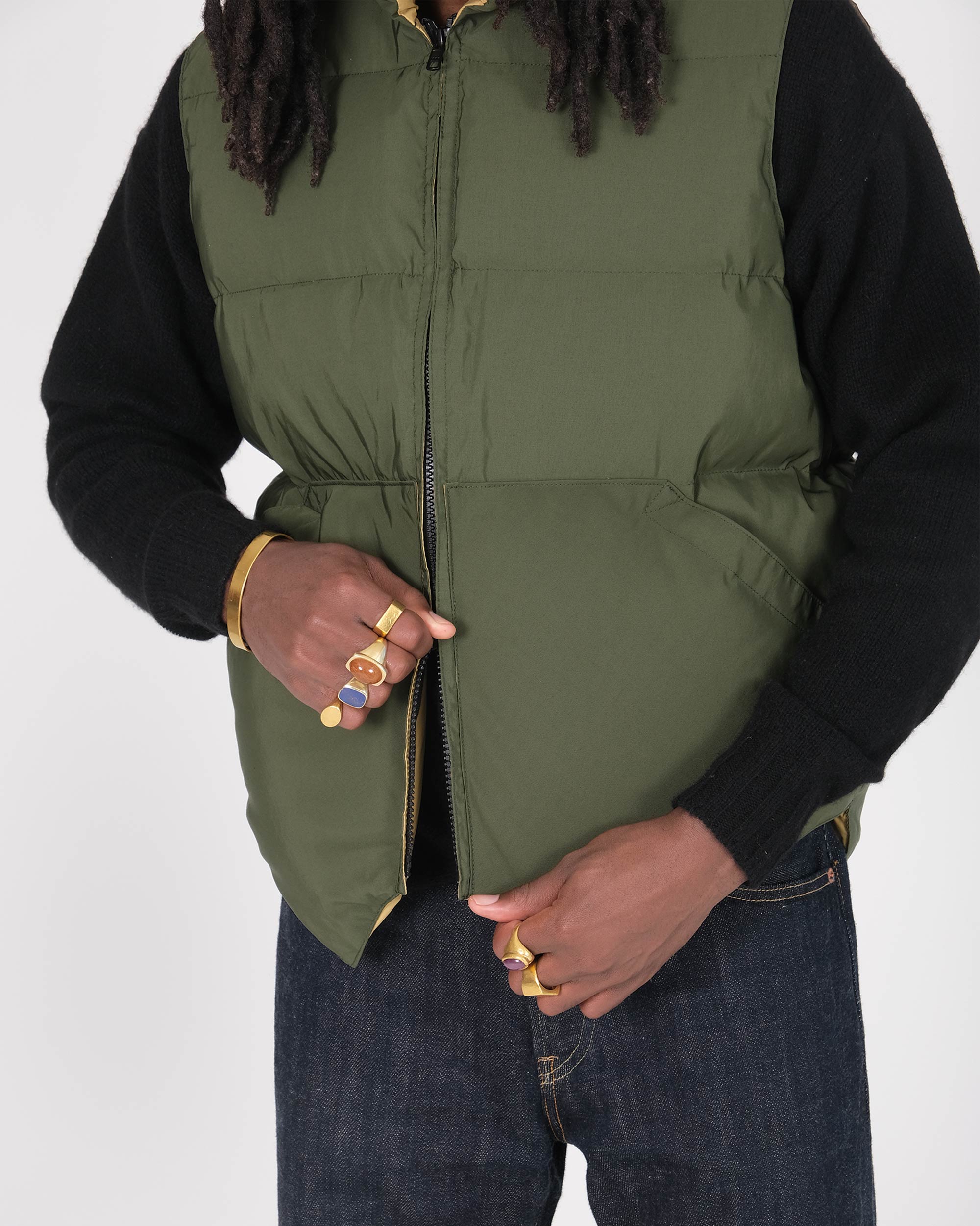 Crescent Down Works North by Northwest Vest | Olive