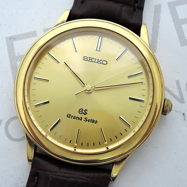 グランドセイコー GRAND SEIKO 9581-7000 男性用 クォーツ ゴールド