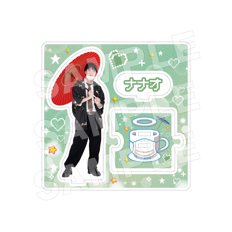 ナナオカフェ2025】7つ繋げてコンプリート!アクリルスタンド｜ナナオは