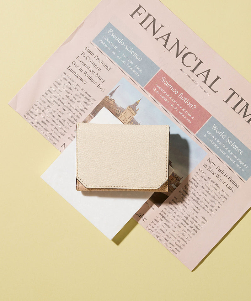 LEAN リーン バイカラー レザー 三つ折り財布 – TOPKAPI（トプカピ）