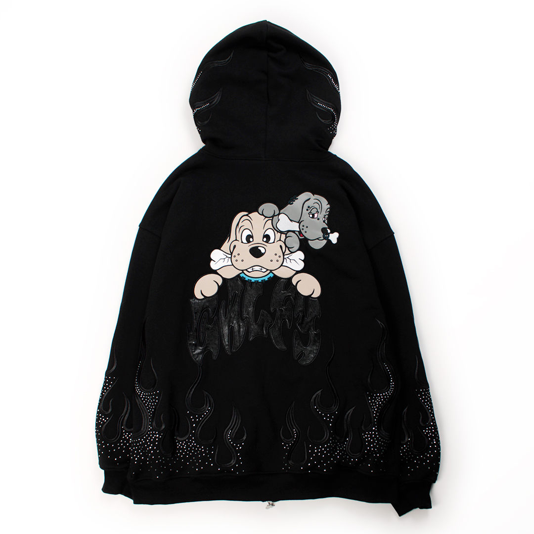 株式会社ク・ラッチ / ファイヤーピカピカZIPパーカー 161040