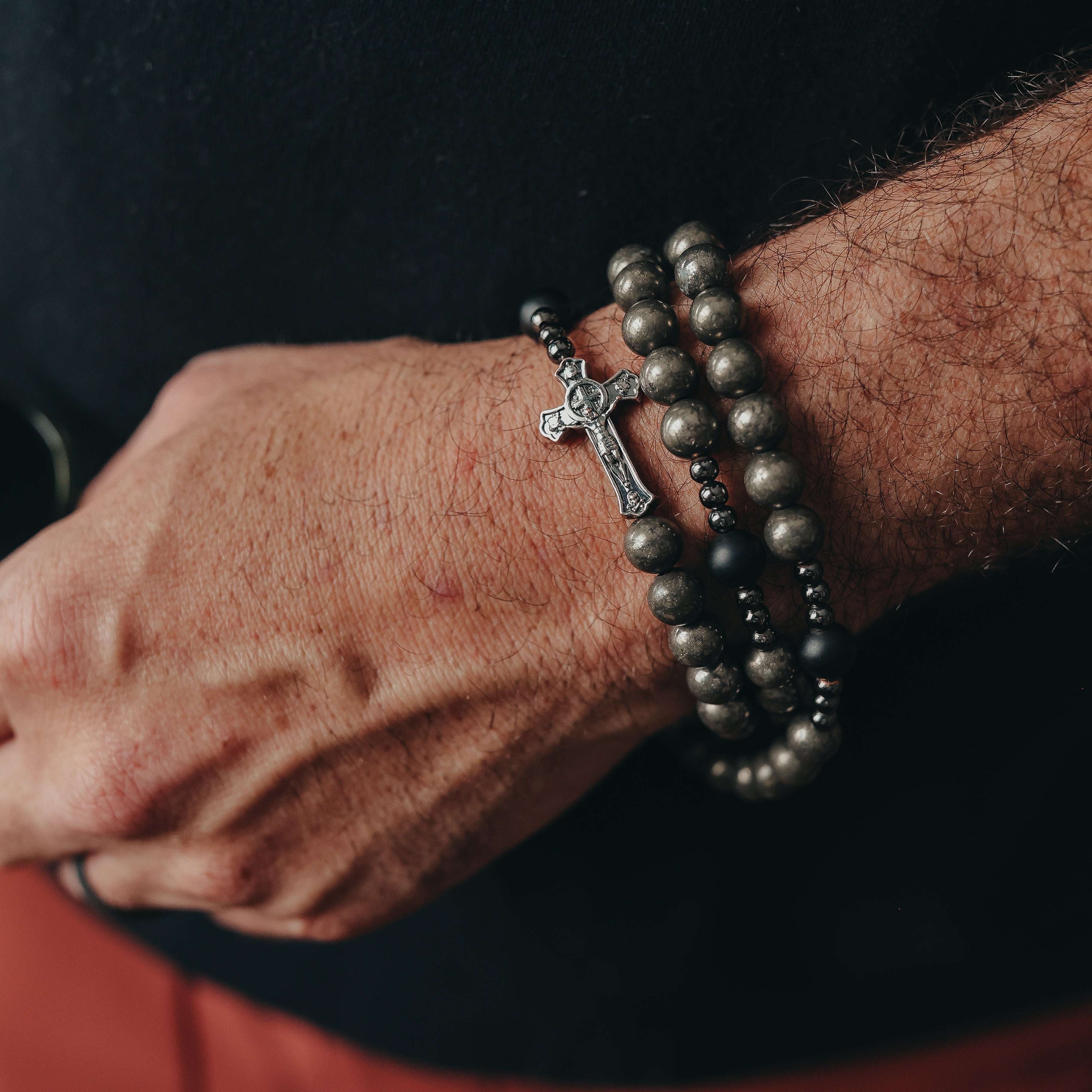 St.Michael | Rosary Bracelet | Triple Wrap – Crux Invicta