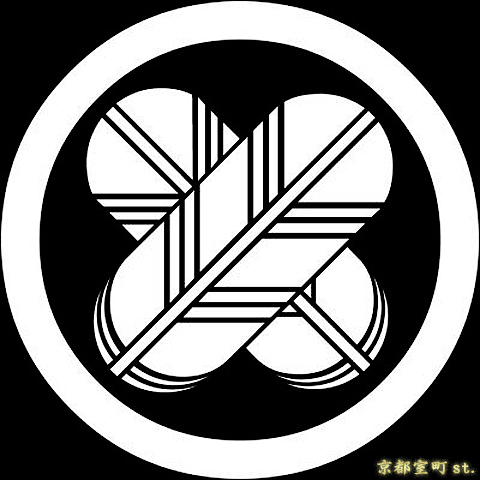 家紋シール 男性用黒紋付きに 黒地の着物用 貼り付け家紋(男紋）直径