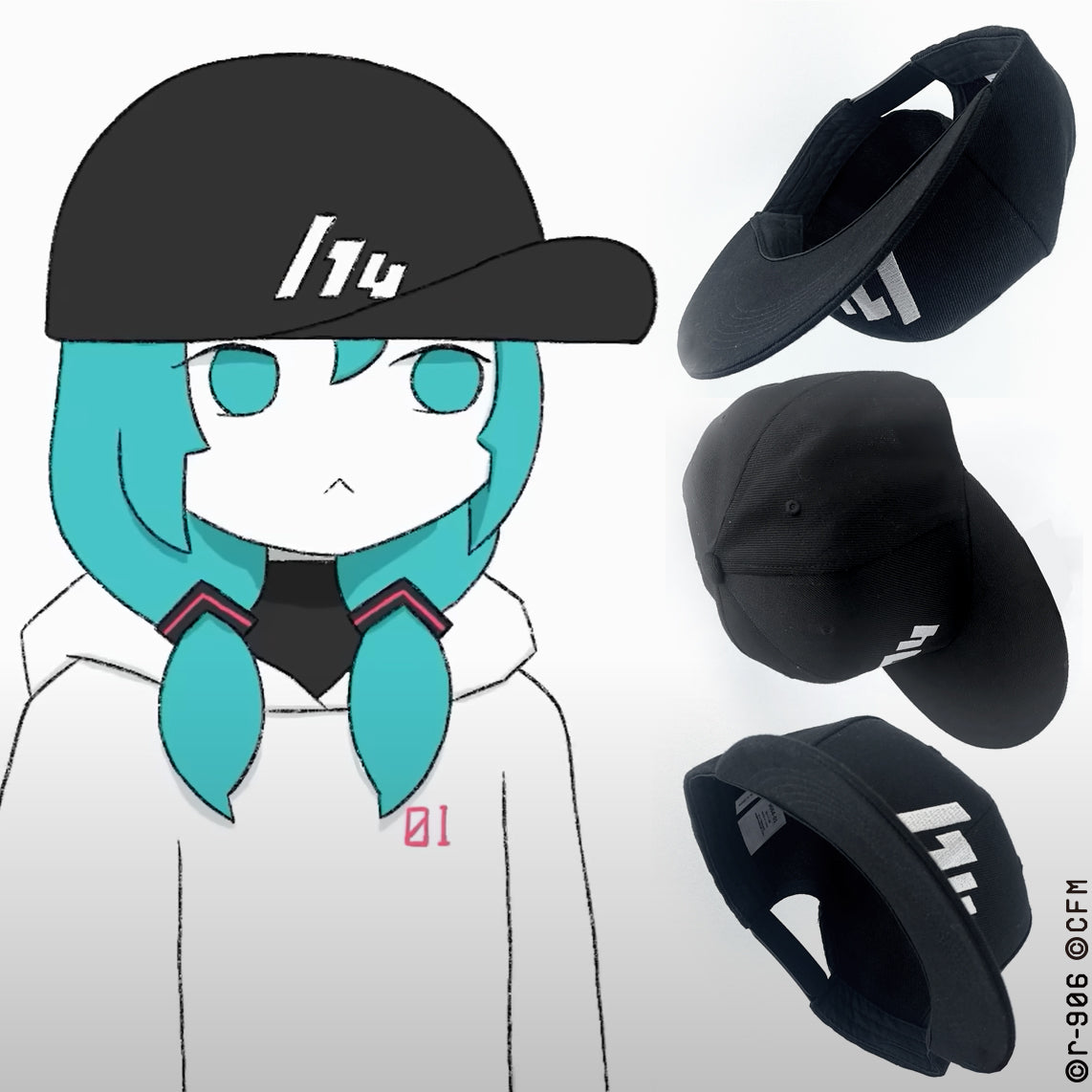 the Hole/初音ミク 刺繍キャップ【CTCRECORDS】 – 中央町戦術工芸