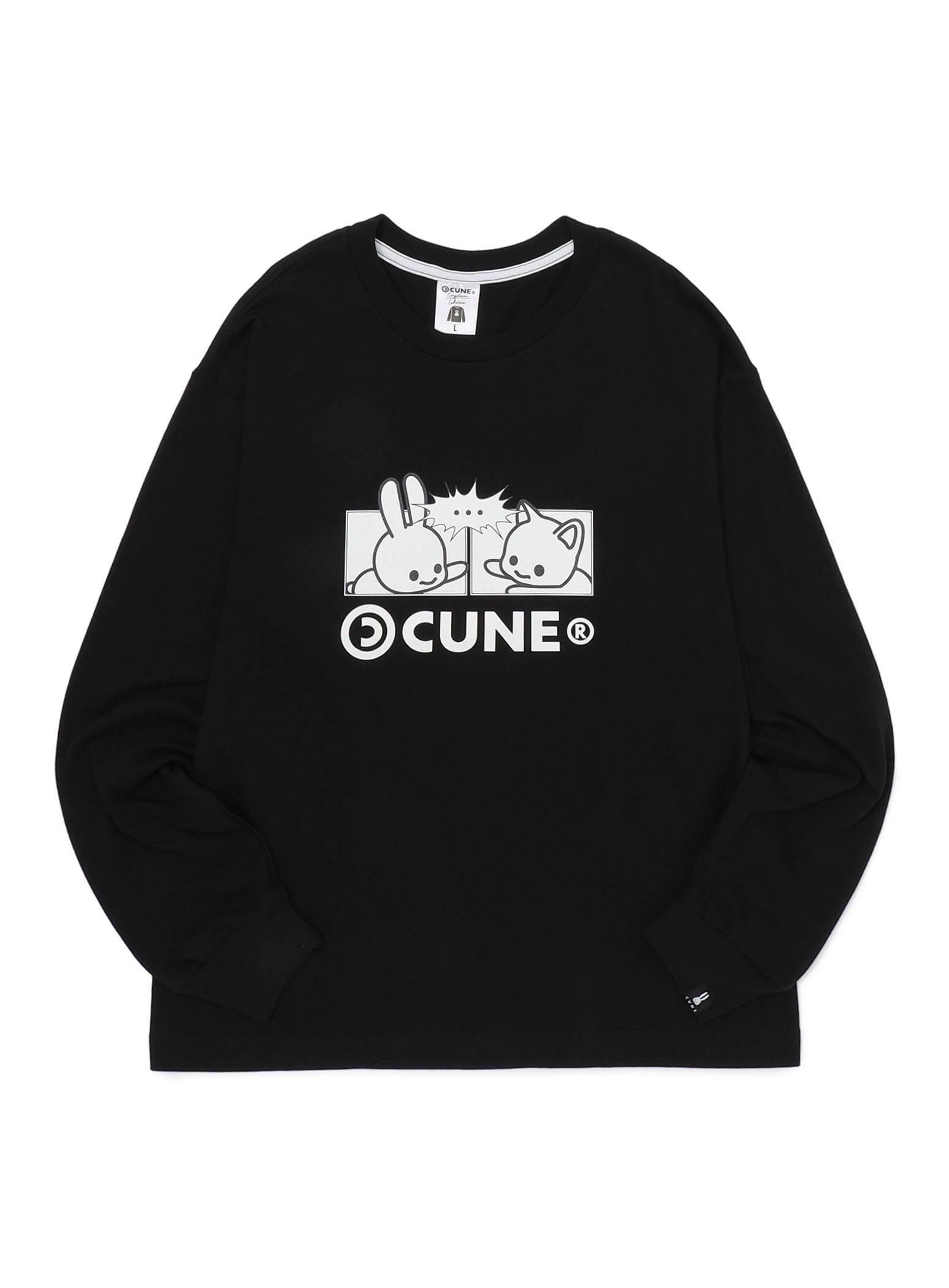 CUNE L/S Tee バトル｜ウサギがいる｜CUNE ONLINE STORE