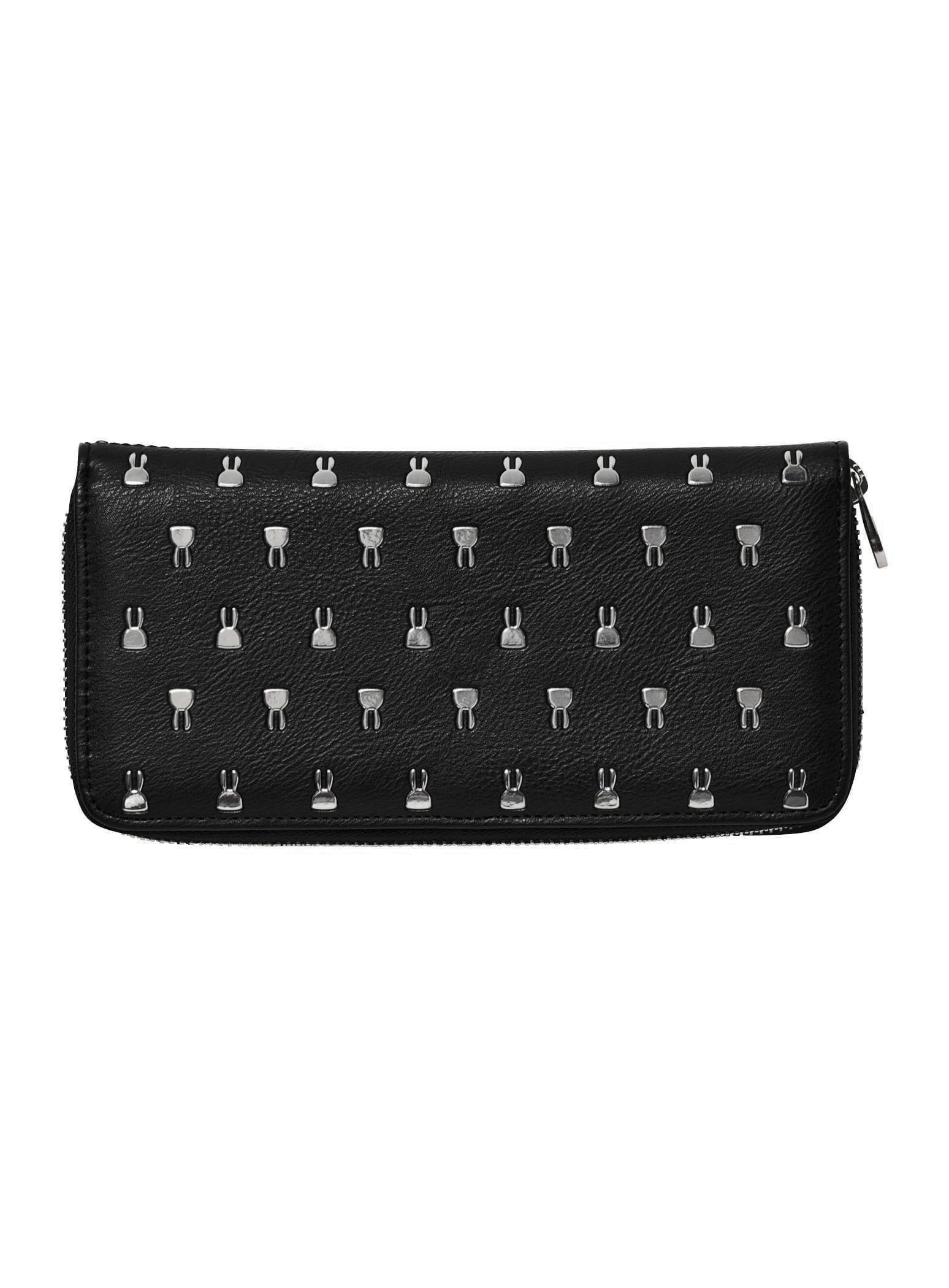 メタル風プリントロングウォレット｜ウサギがいる｜CUNE ONLINE STORE