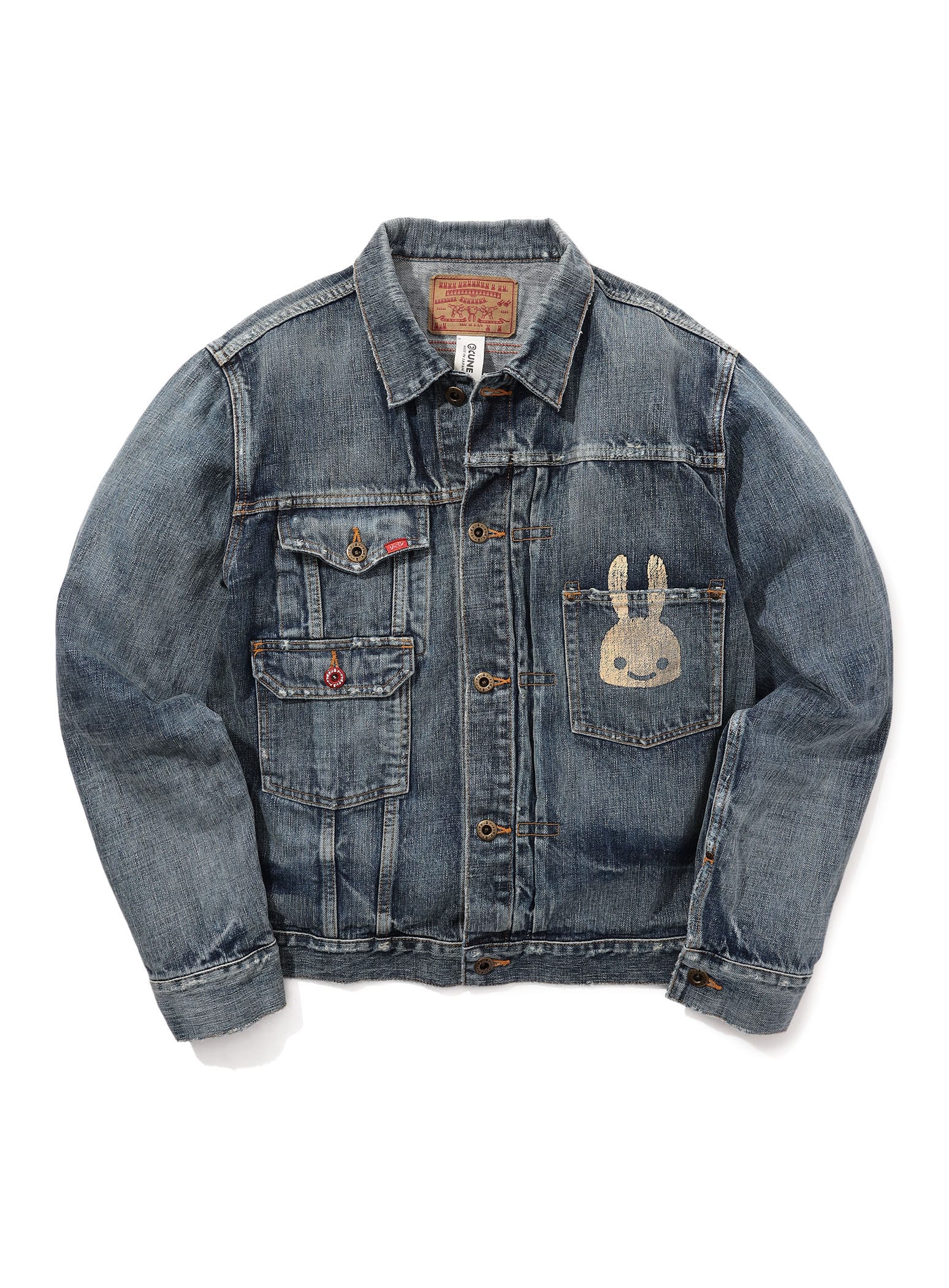 CUNEジージャンtype123_加工 8年｜ウサギがいる｜CUNE ONLINE STORE