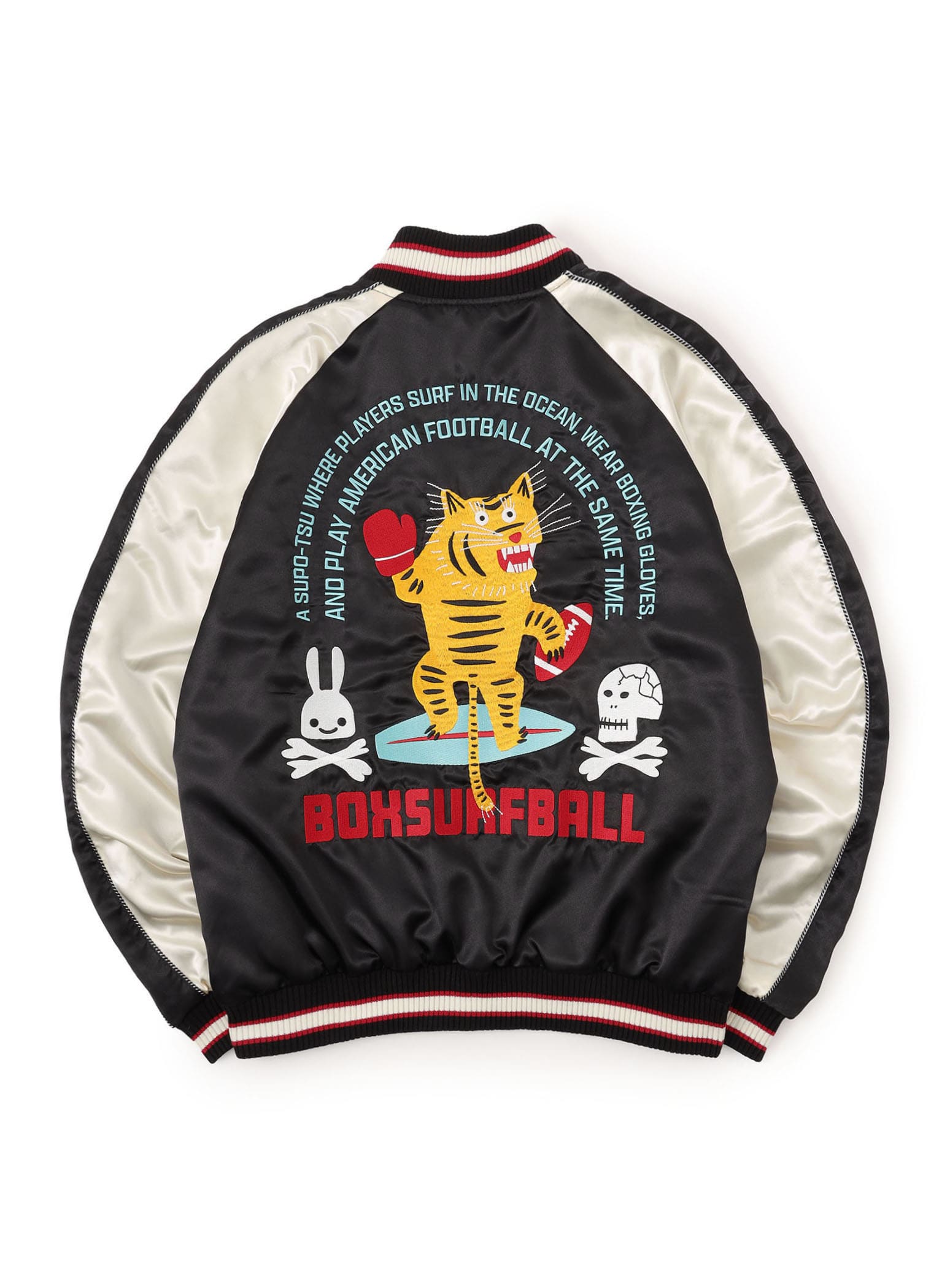 BOXSURFBALL リバーシブルスカジャン｜ウサギがいる｜CUNE ONLINE STORE