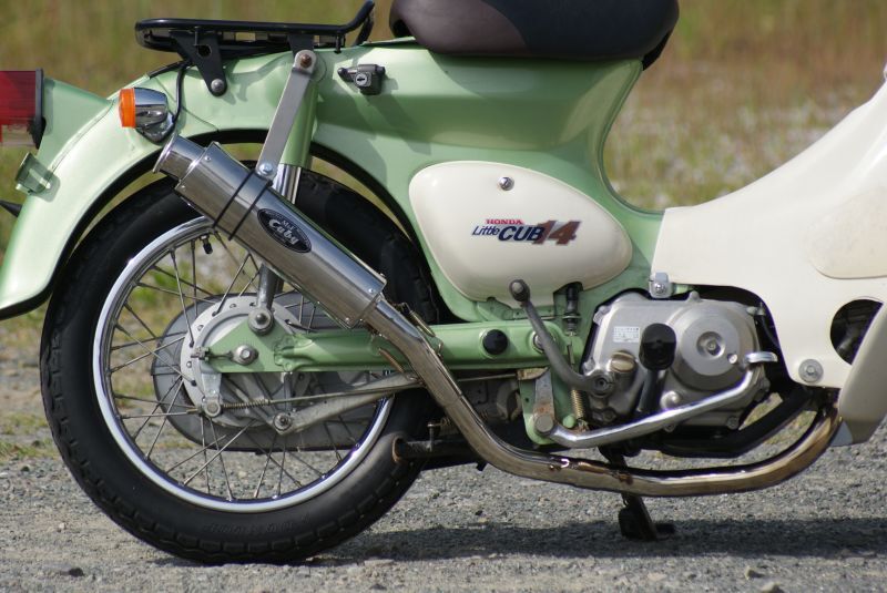 ステンレスアップマフラーII※キャブ車専用 - Cuby(カビィ)オンライン