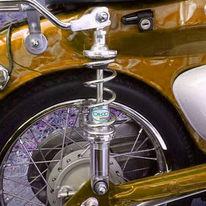 スーパーカブのローダウン用サス: CUBれてます