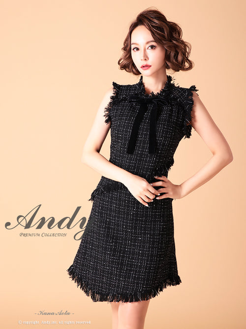 Andy/AN-OK2681/ワンピース/ミニドレス/タイトワンピース/ツイード