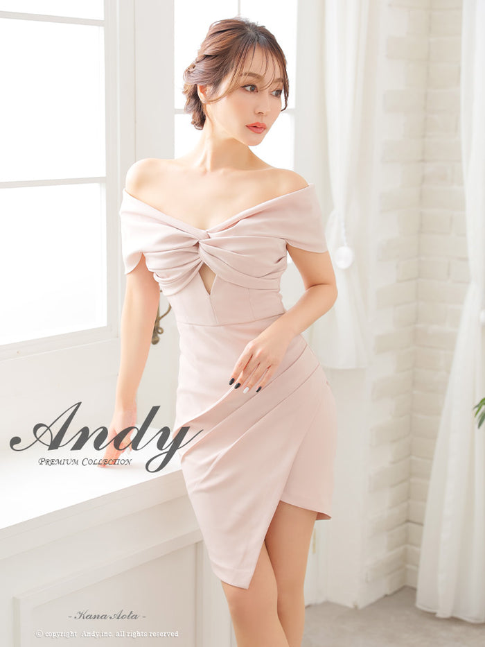 Andy/AN-ON2829/ミニドレス/キャバドレス/アシンメトリー/オフ