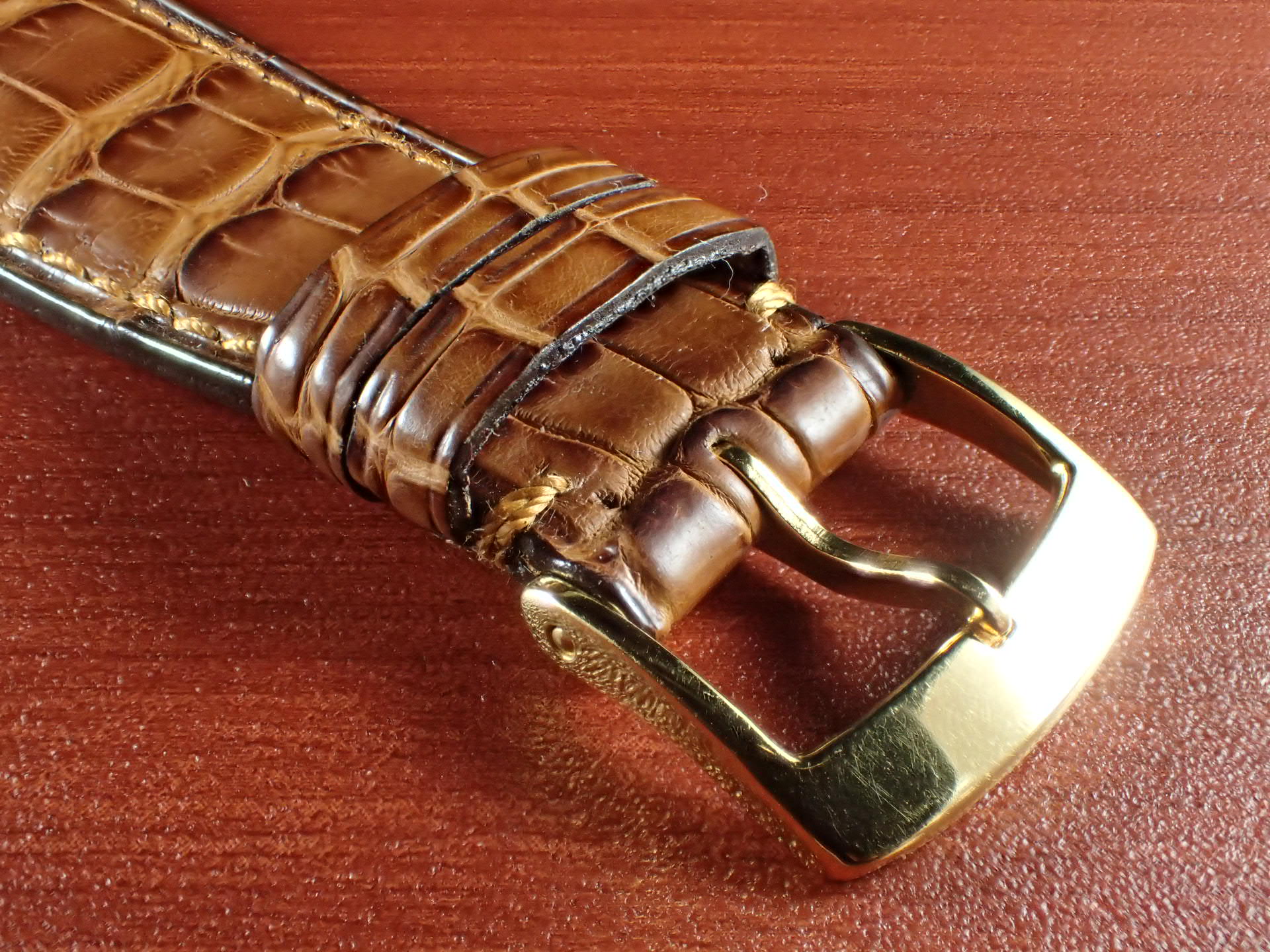 ジャン・クロード ペラン革ベルト（オールドペラン）クロコダイル