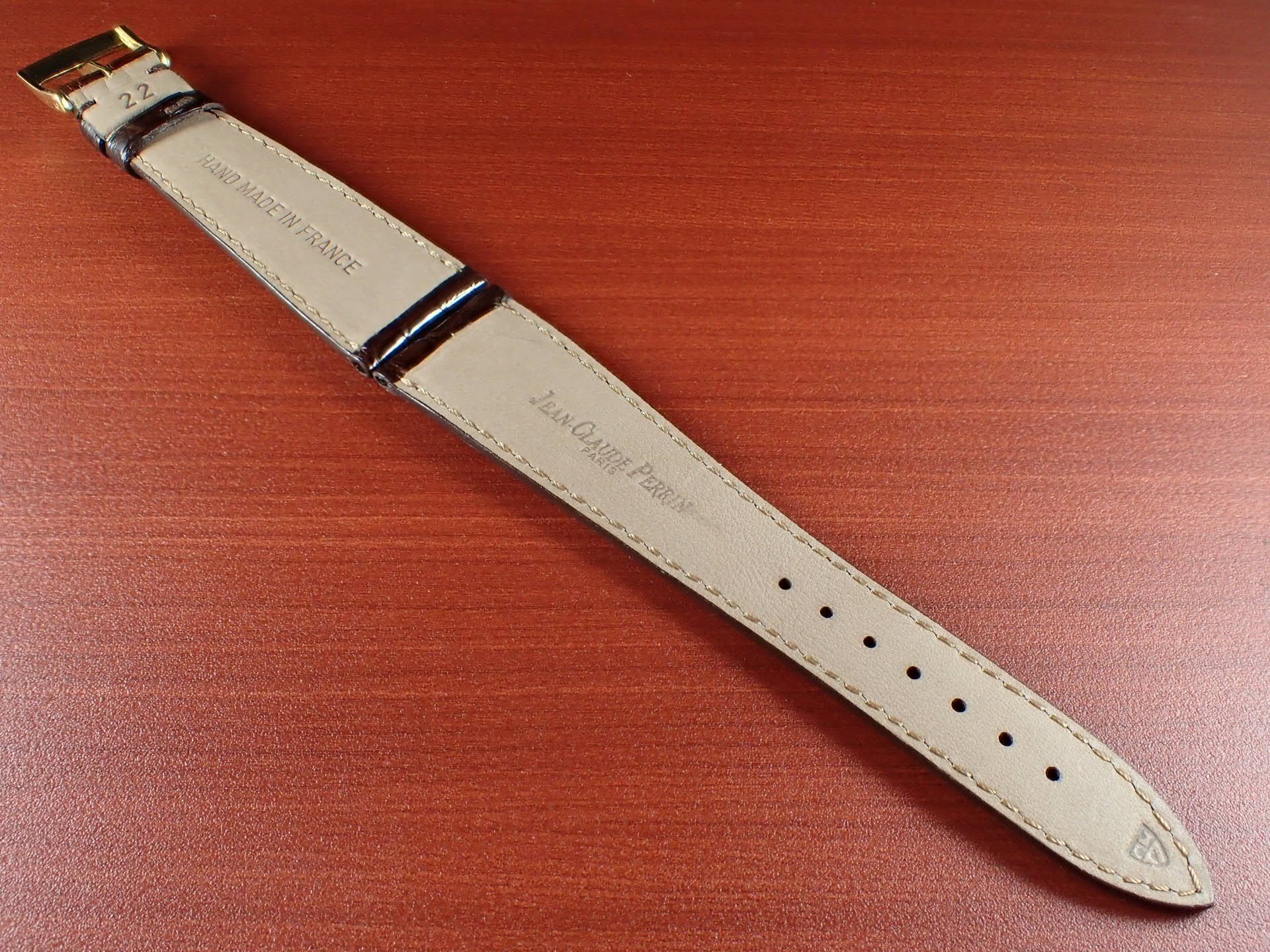 ジャン・クロード ペラン革ベルト（オールドペラン）クロコダイル