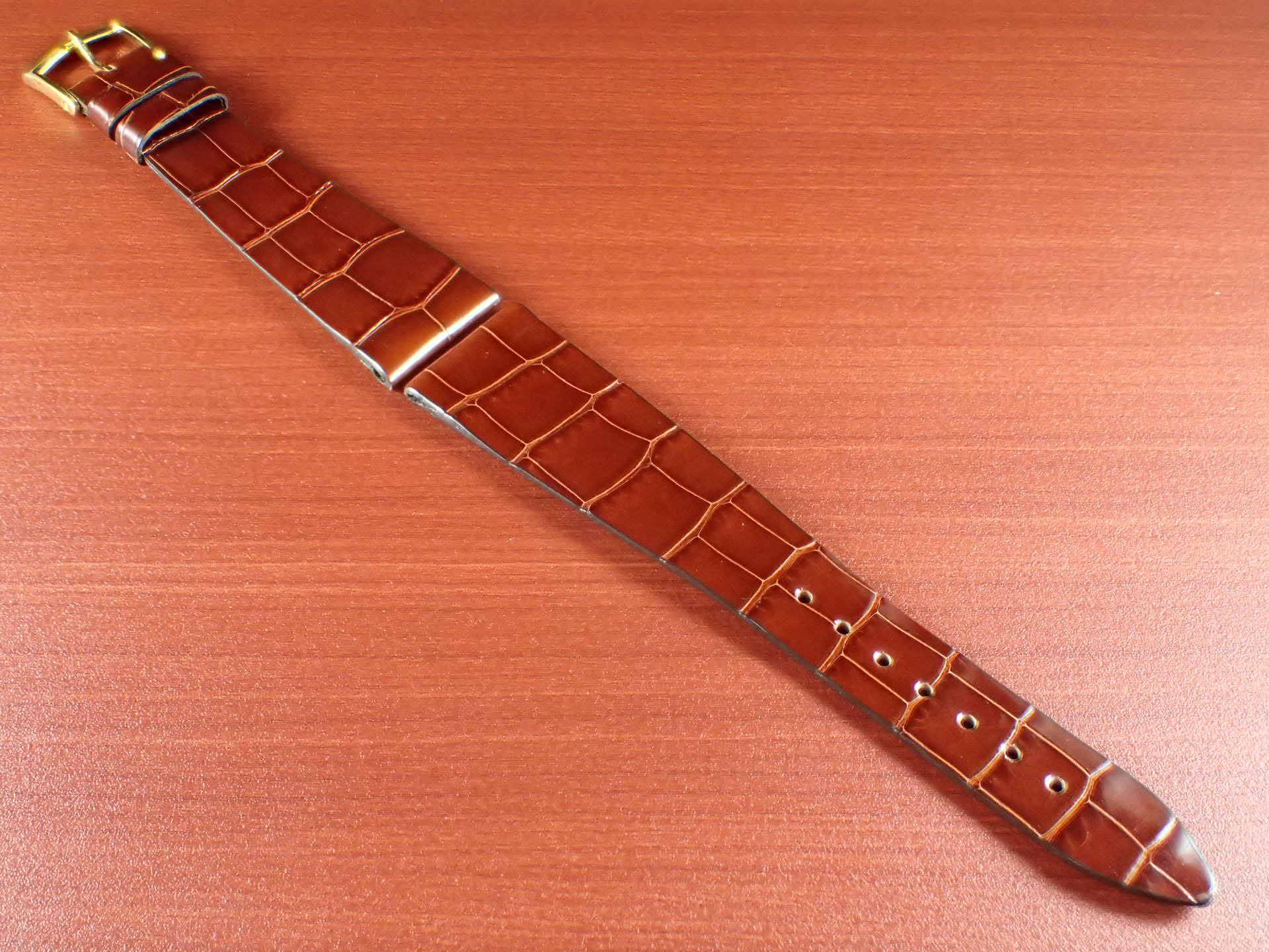 ジャン・クロード ペラン革ベルト（オールドペラン）クロコダイル