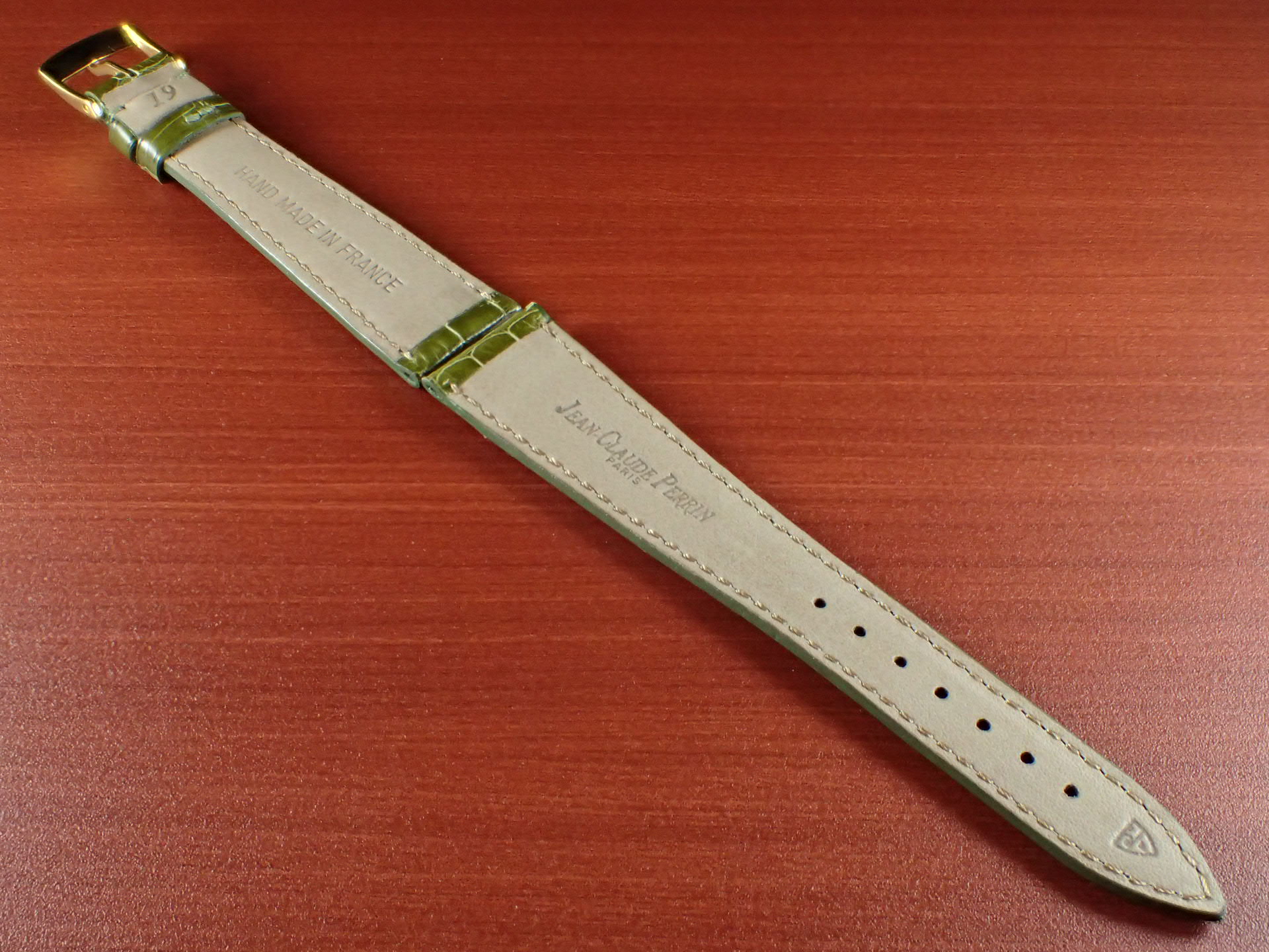 ジャン・クロード ペラン革ベルト（オールドペラン）クロコダイル