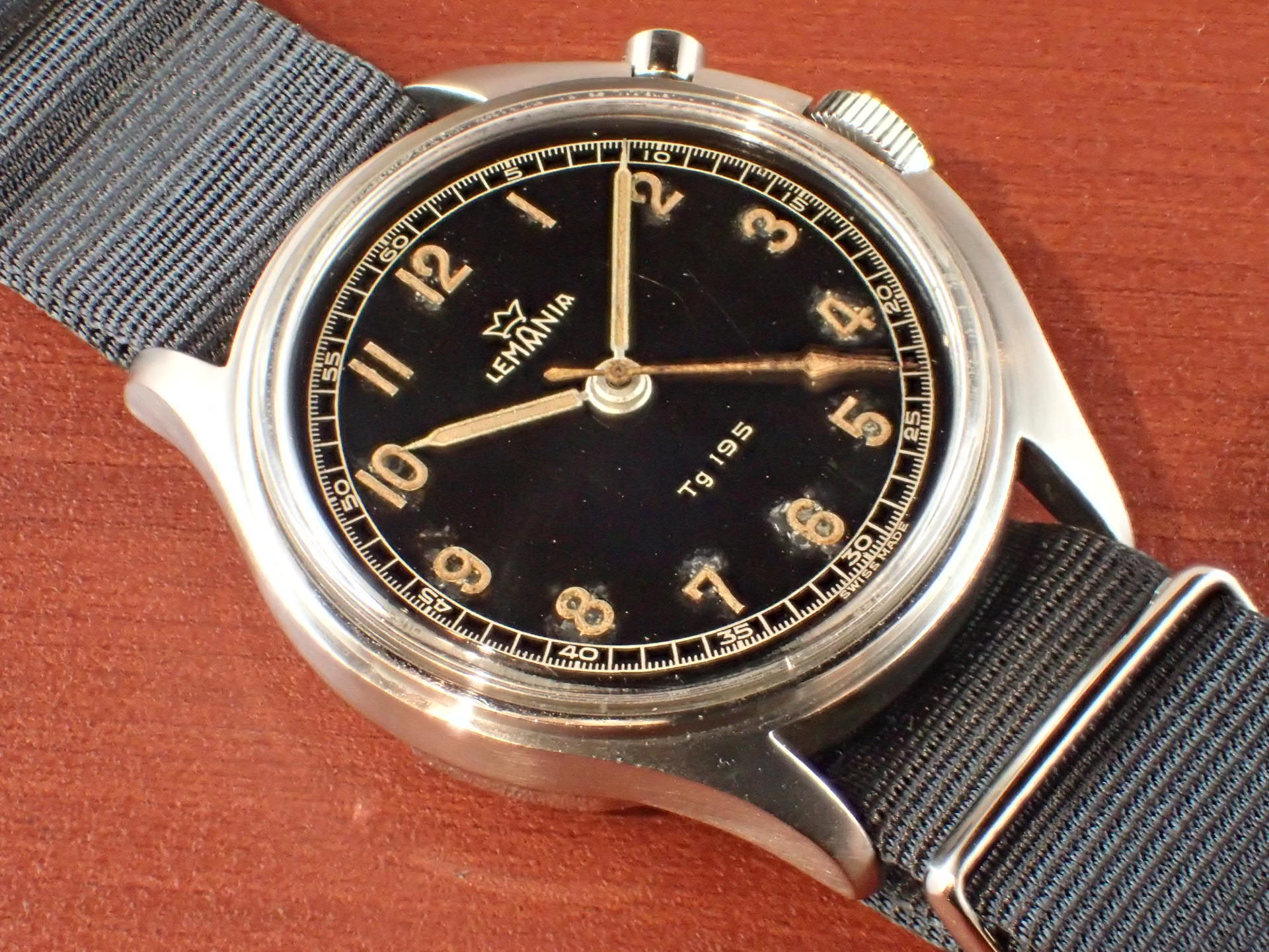 レマニア スウェーデン空軍 Tg195 ブラックミラーダイアル 1950年代