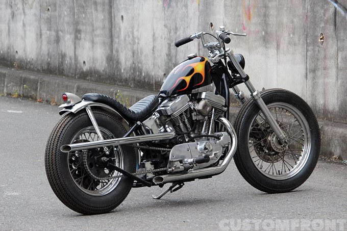 ハーレー XLH883 1990のカスタムチョッパー・CRIB MOTOR CYCLEクリブ