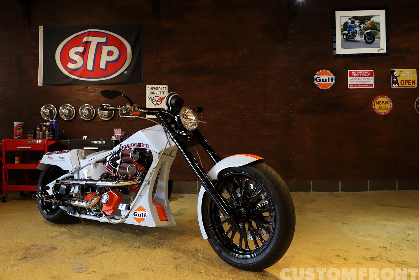 ハーレーダビッドソンのEVOLUTIONカスタム FLSTC1999・Dクラブカスタム