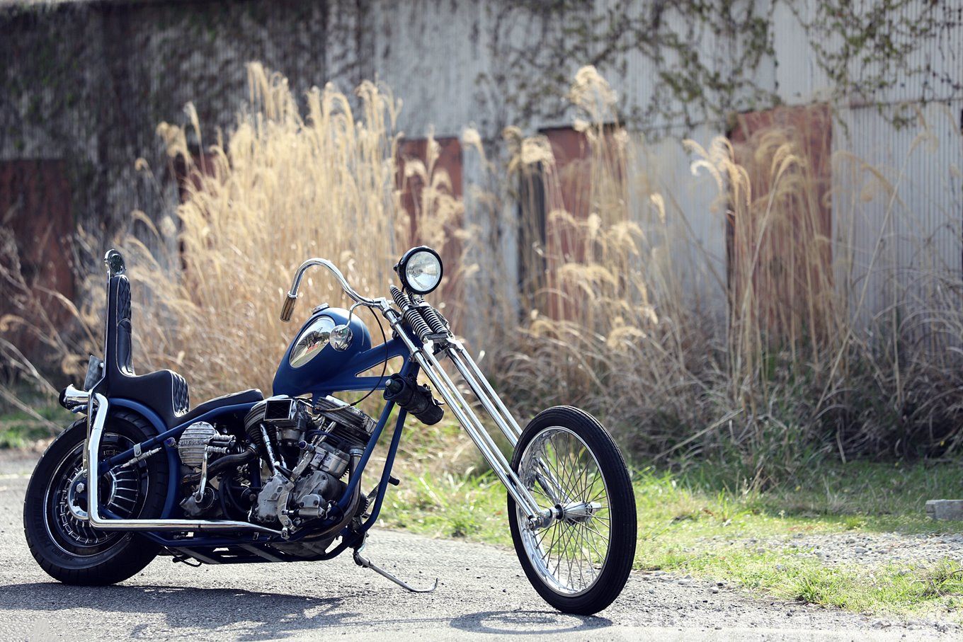 ハーレー パンヘッドロングフォークチョッパーのFL 1960・タイニー