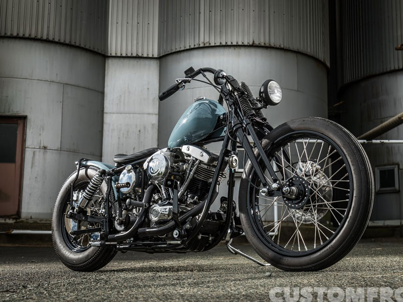 ハーレー ショベルヘッドの74スプリンガーチョッパー FXS 1980年・カツ