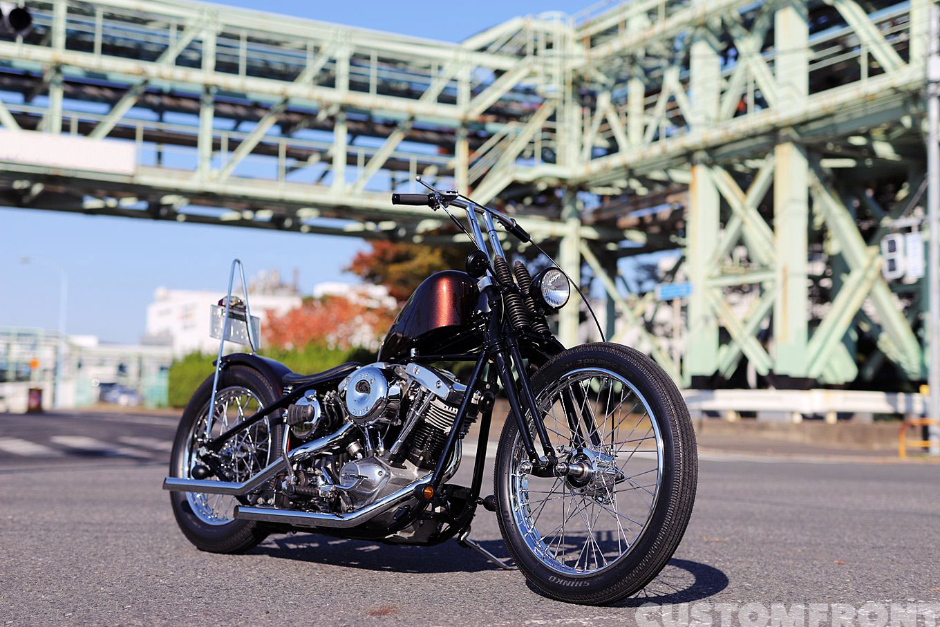 クラブゼニスのハーレーダビッドソン ショベルチョッパーFXEF 1980年