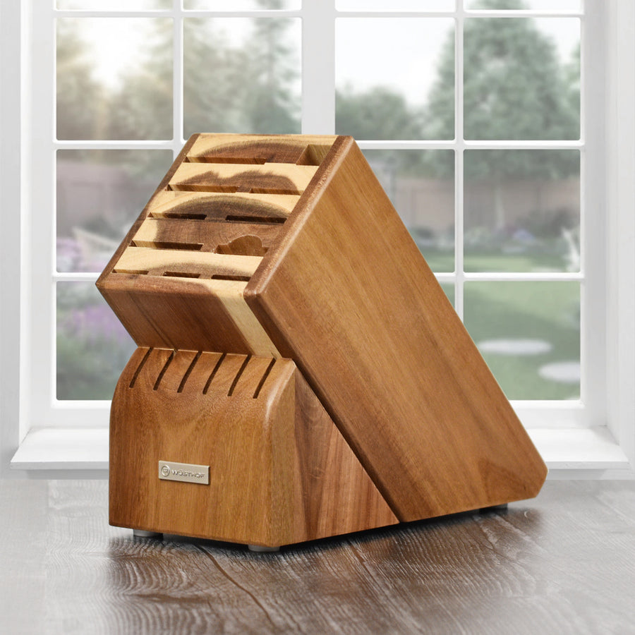 Wusthof Classic Ikon Knife Block Set - 10 Piece Acacia – Cutlery
