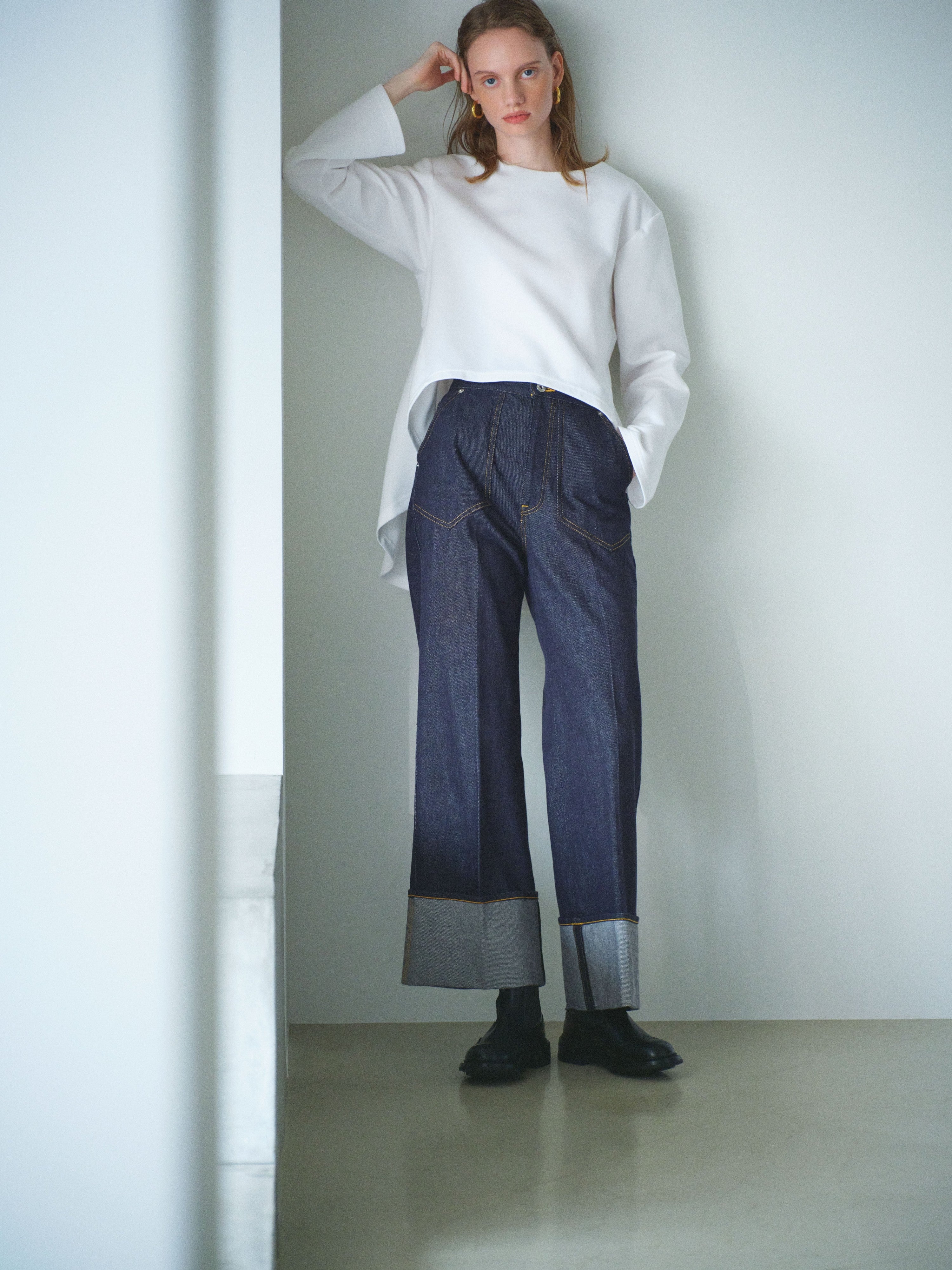 ロールアップデニム Laetitia｜Cygne(シーニュ) 公式サイト