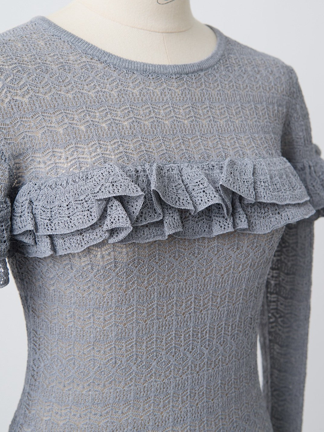 透かし柄ニットプルオーバー Nina｜Cygne(シーニュ) 公式サイト