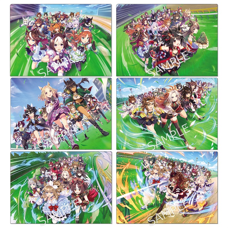 公式クリアファイル6枚セット(5th Anniversary Memorial Ver.) ウマ娘