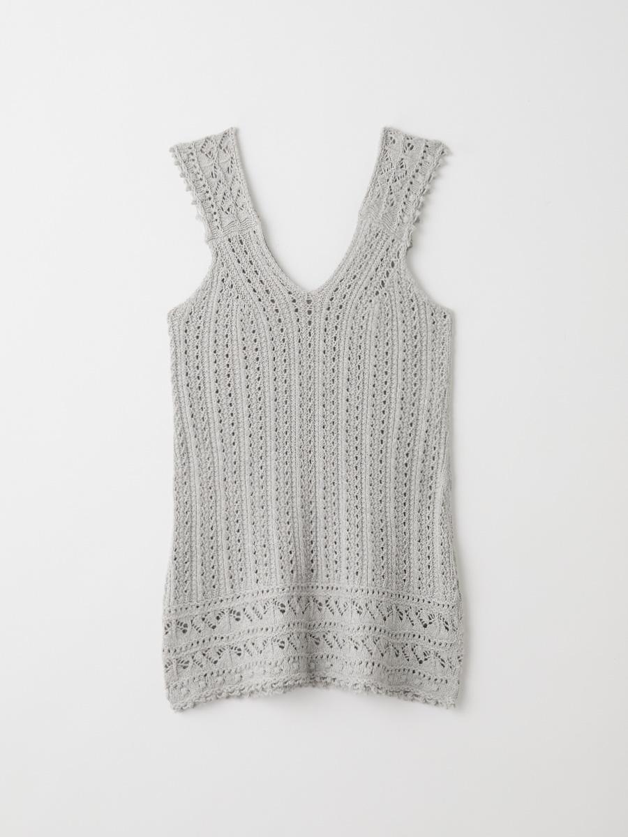 クロシェ編みニットトップス - Ample - Vin｜YAMADAYA STORE