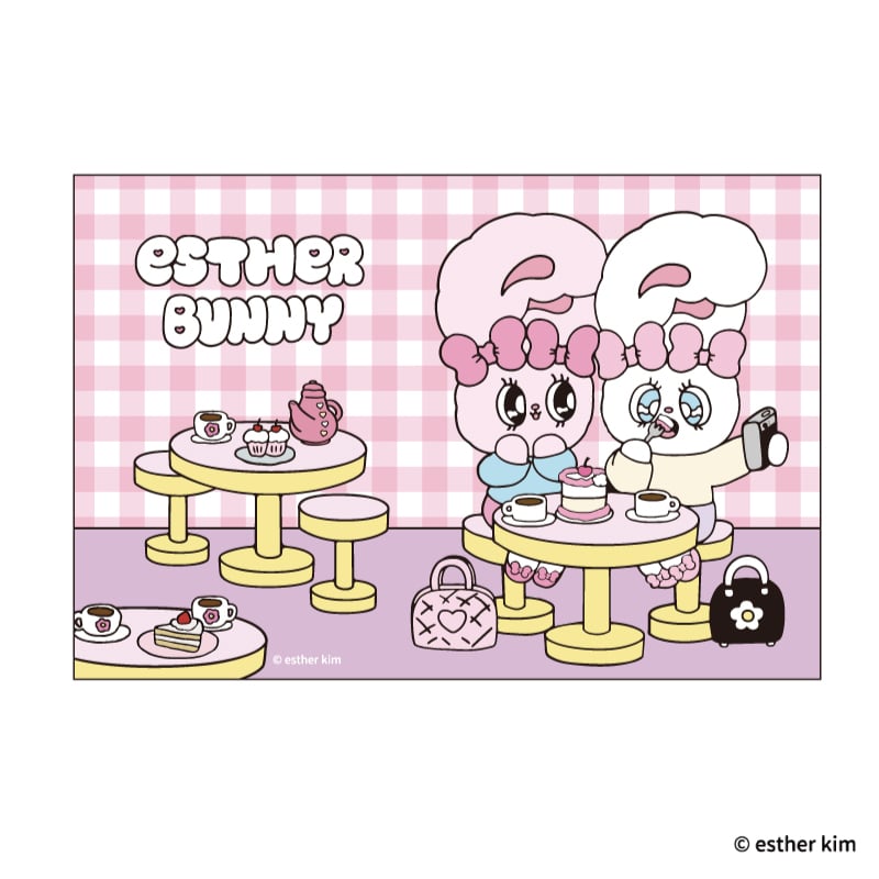 エスターバニー クリアカード カフェ｜郵便局のネットショップ