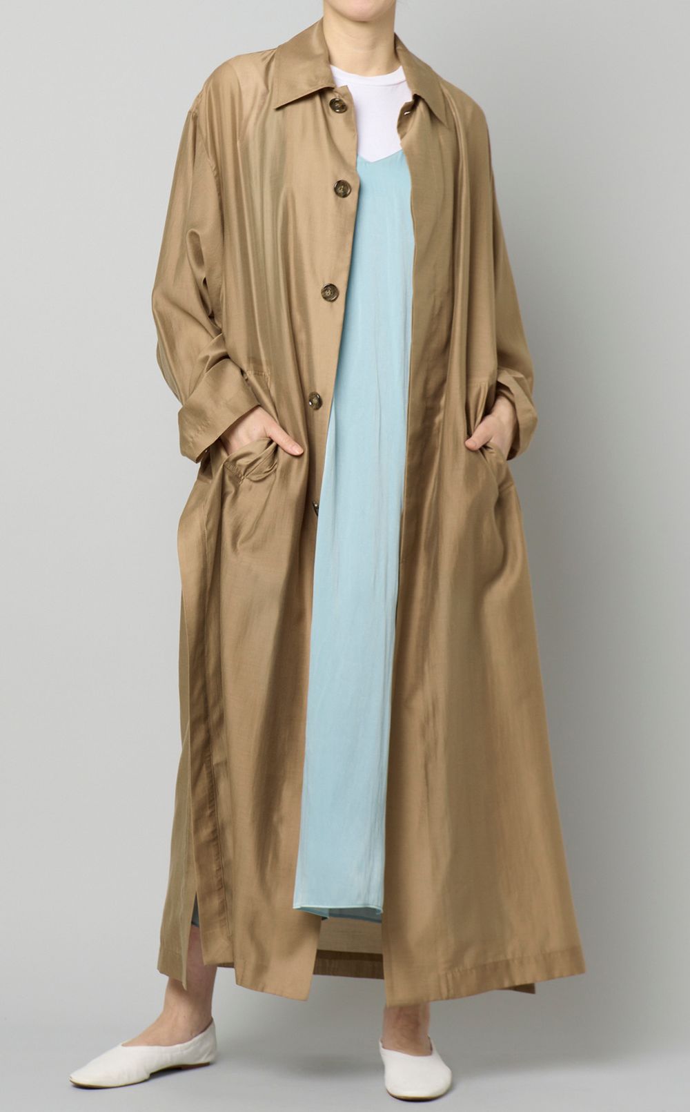 TAAKK｜スーパーロングシャツコート