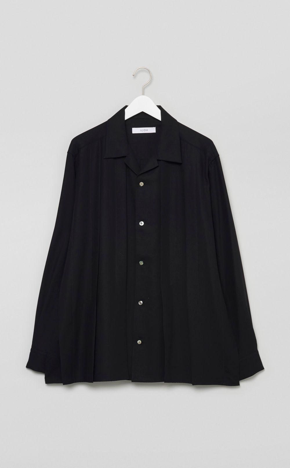 UJOH｜パネルスリットオープンカラーシャツ