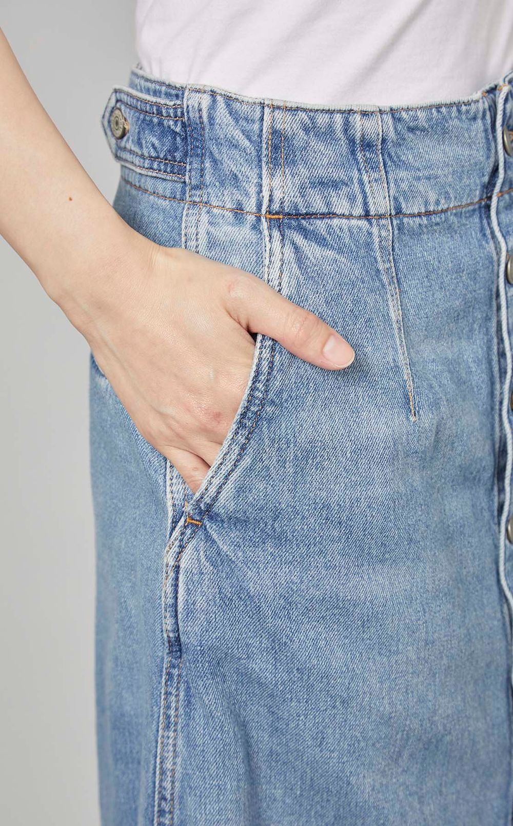 Polo Ralph Lauren｜フロントボタンデニムスカート