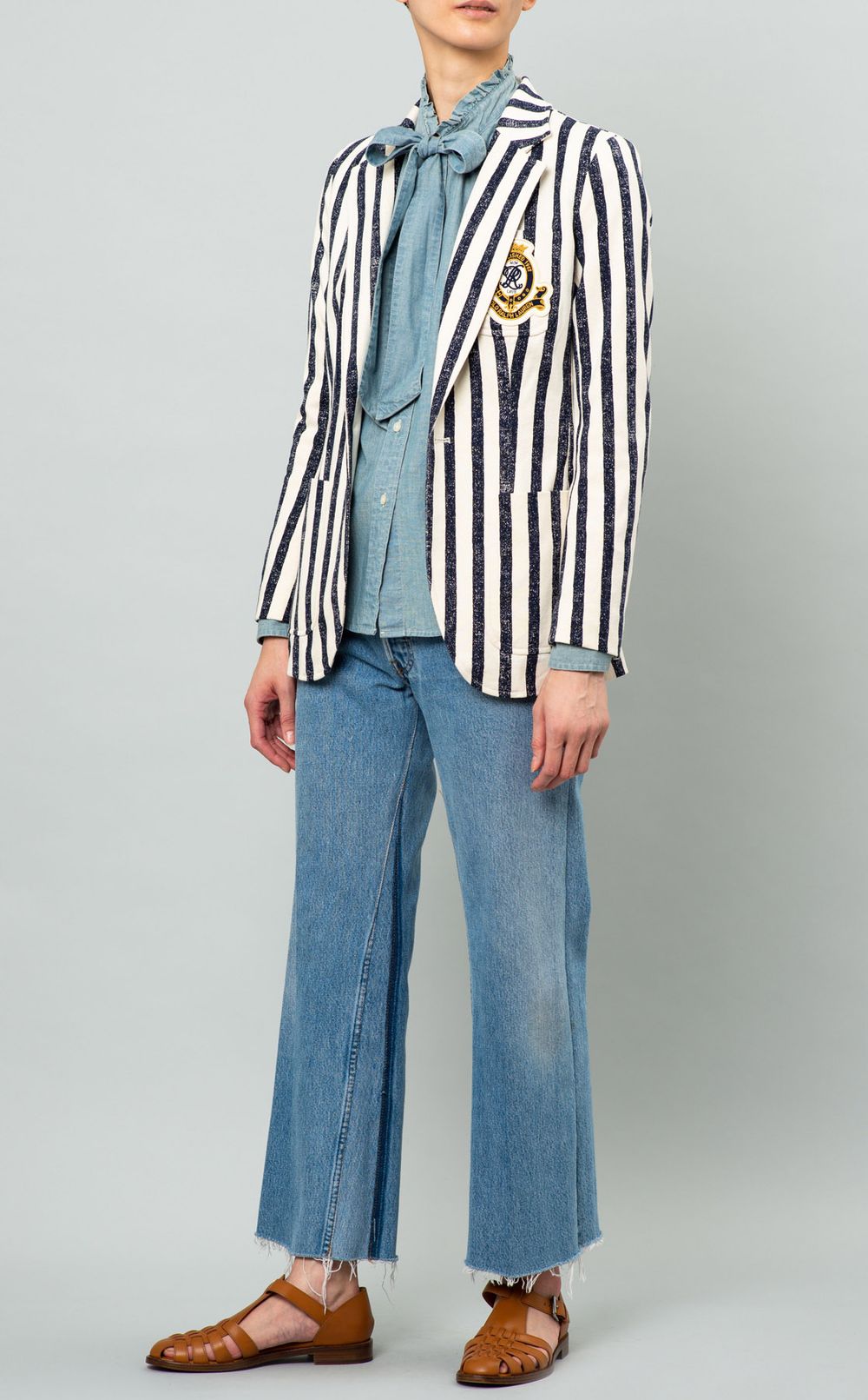 Polo Ralph Lauren｜エンブレム付ストライプジャケット